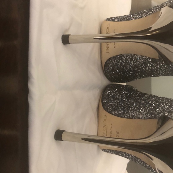 Jimmy Choo shoes ROMY 100 Glitter ombre - Picture 5 of 7